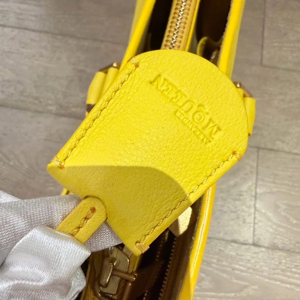 Alexander McQueen Bright Yellow Leather Tote
